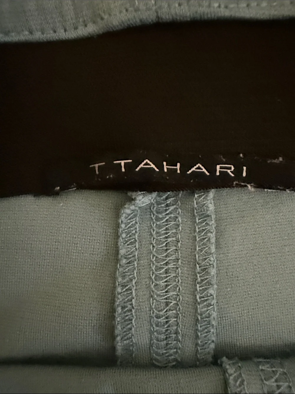 T Tahari Powder Blue Pencil Skirt - Picture 2 of 4